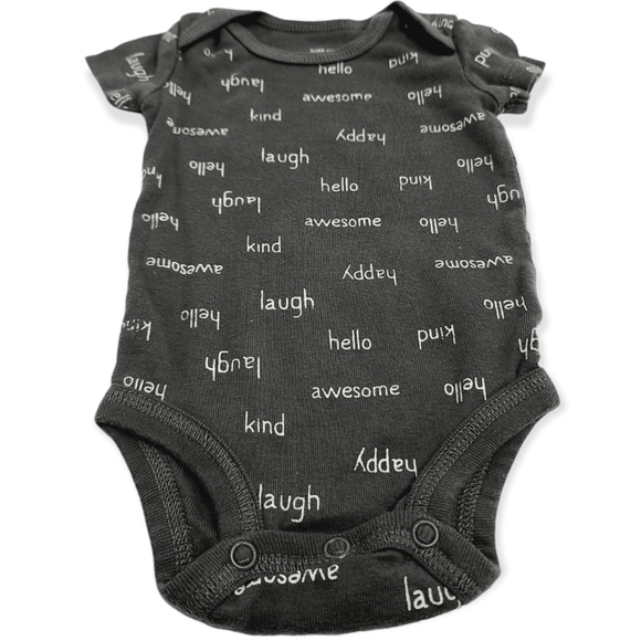 Just One You By Carter's Hello Short Sleeve Bodysuit - Picture 4 of 6